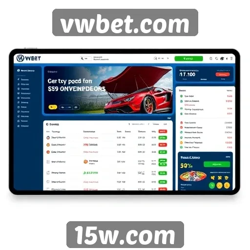 Análise da interface do usuário do vwbet.com